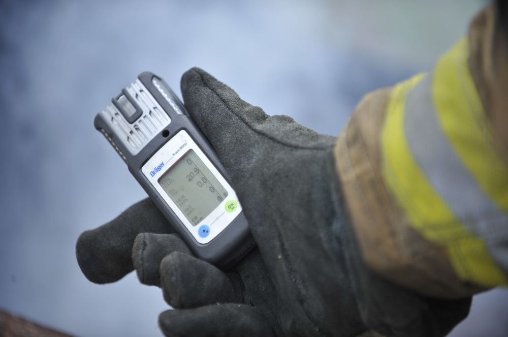 Methane gas analyser